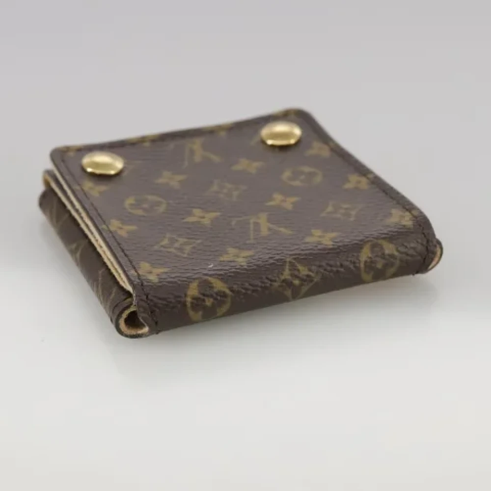 Louis Vuitton Vintage Pre-owned Canvas wallets Brown Dames