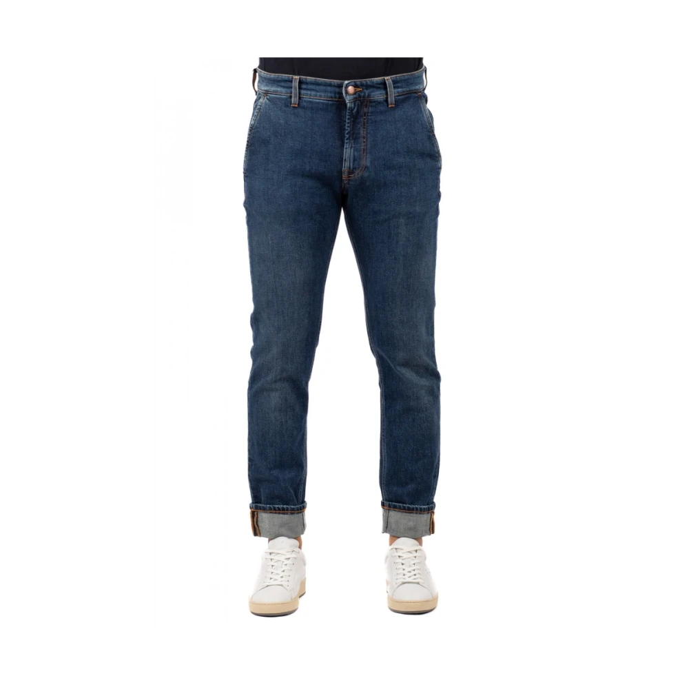 Siviglia Klassieke Denim Jeans voor dagelijks gebruik Blue Heren
