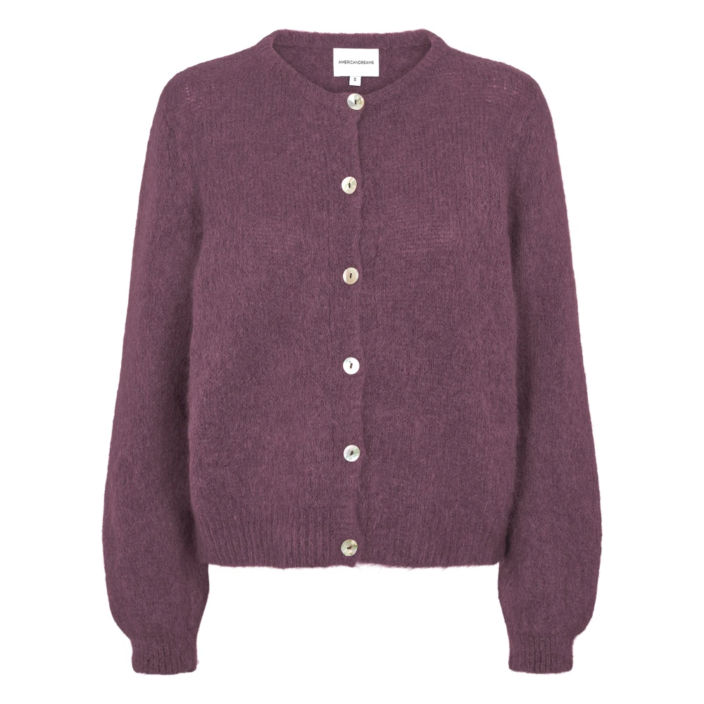 Americandreams Damen Violett Strickwaren, Lila, Sgröße: