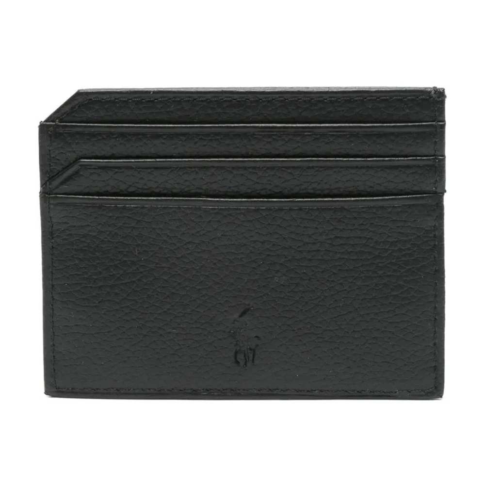Polo Ralph Lauren Men's Black Wallets & Cardholders, One Size, Card Case