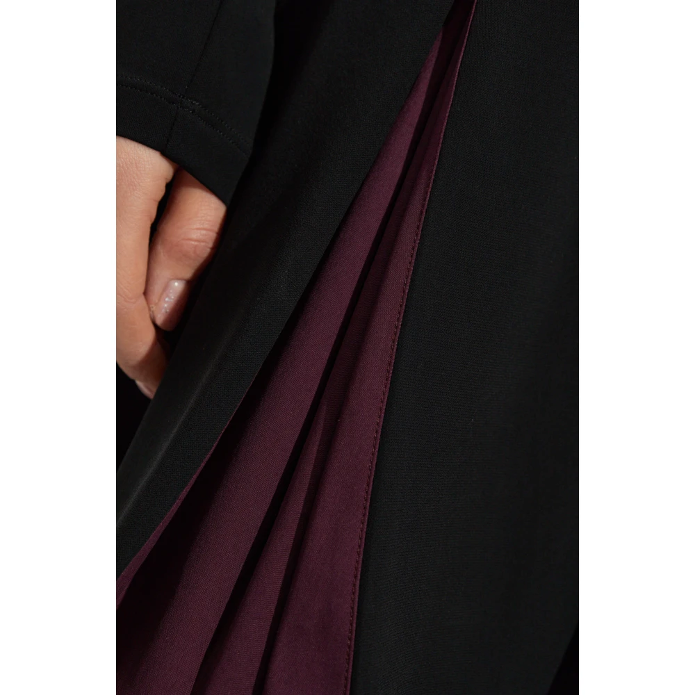 Salvatore Ferragamo Geplooide jurk Black Dames