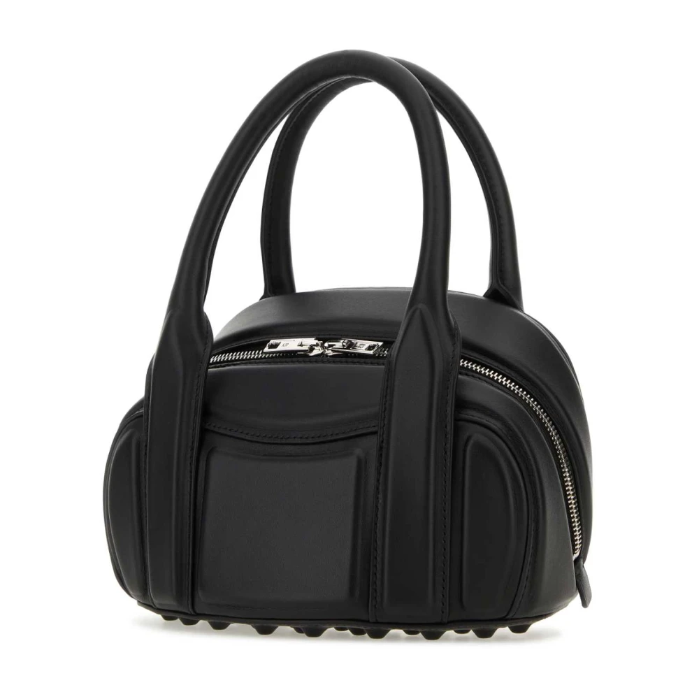 alexander wang Zwarte Nappa Leren Kleine Handtas Black Dames