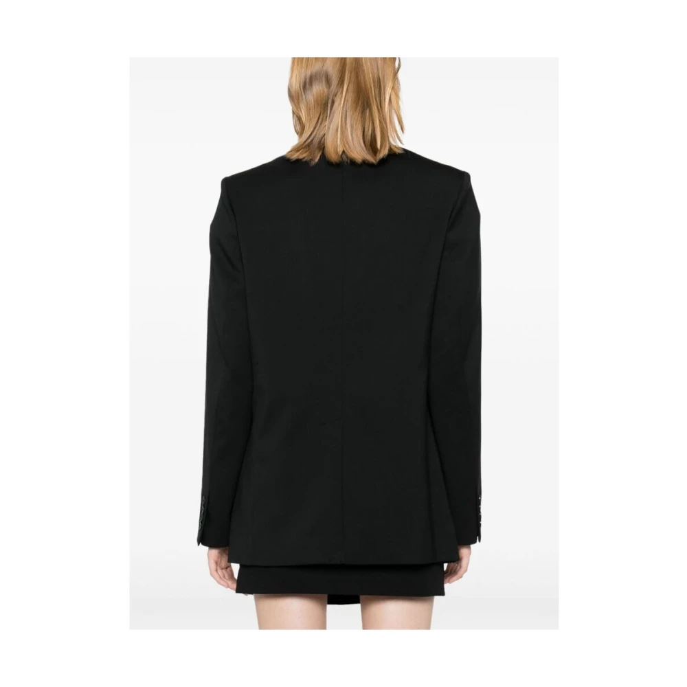 IRO Zwarte Wollen Stretch Blazer Black Dames