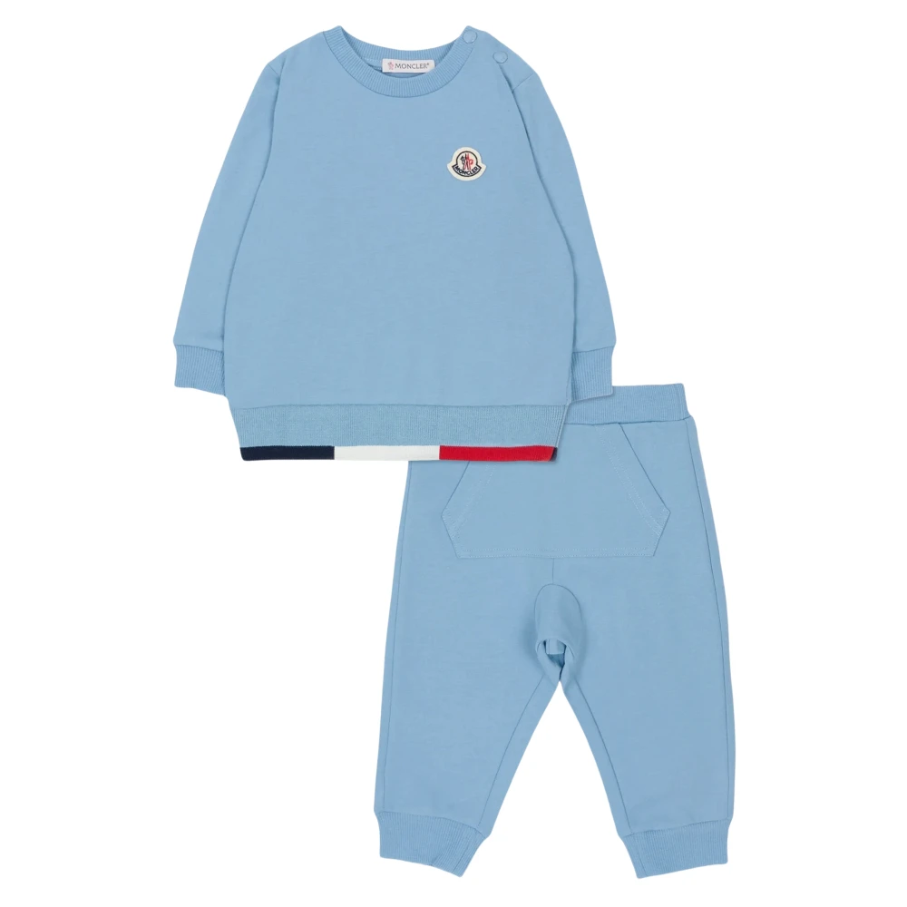 Moncler Boys Blue Logo Tracksuit - Kids Sport Sets - 3 Y - Kids