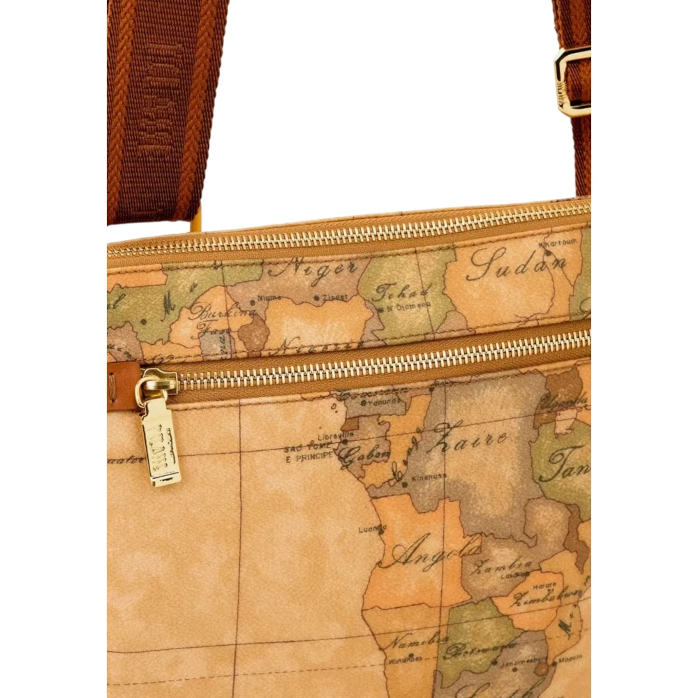 Alviero Martini 1a Classe Geo Classic Schoudertas Beige Dames