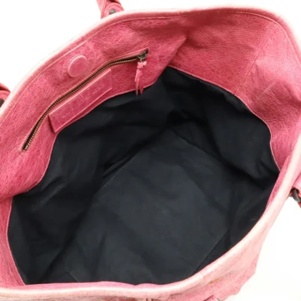 Balenciaga Vintage Pre-owned Leather balenciaga-bags Pink Dames