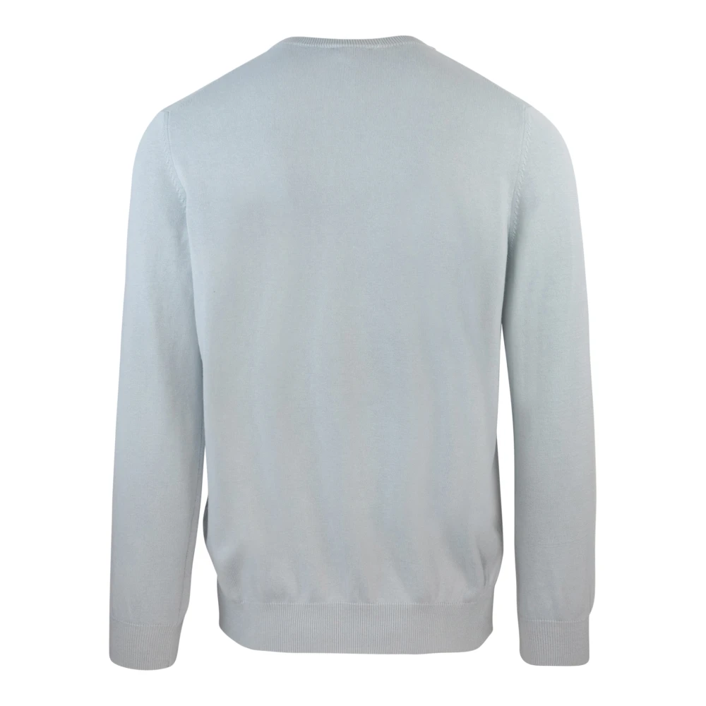 PAUL & SHARK Grijze Trui met Haai Logo Gray Heren