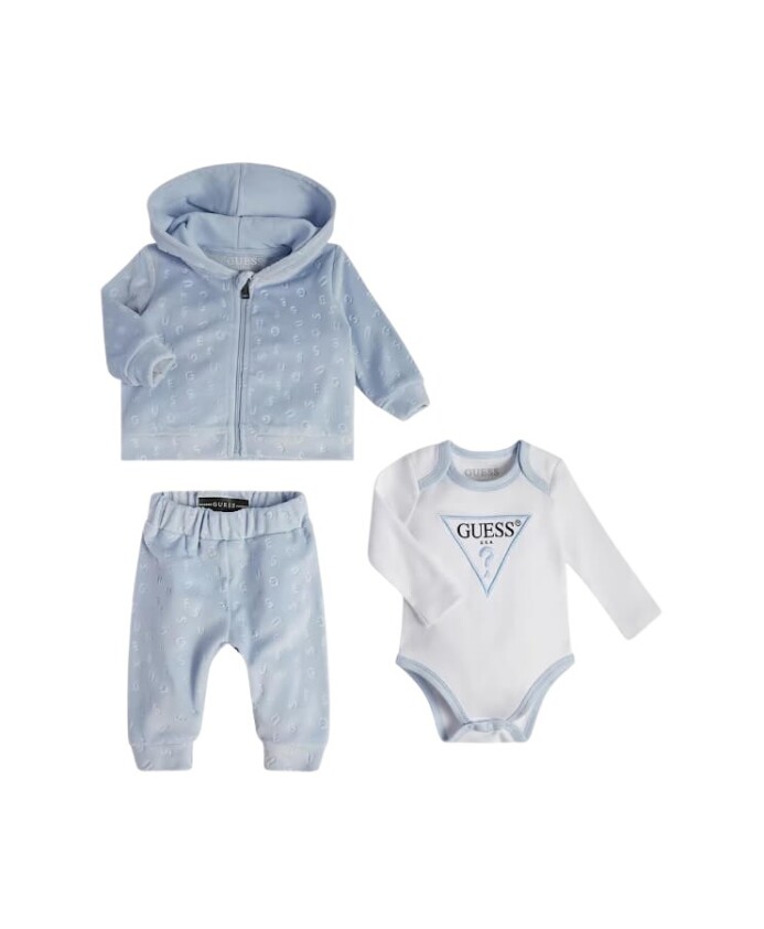 ensemble-sweat-a-capuche-chenille-bleu