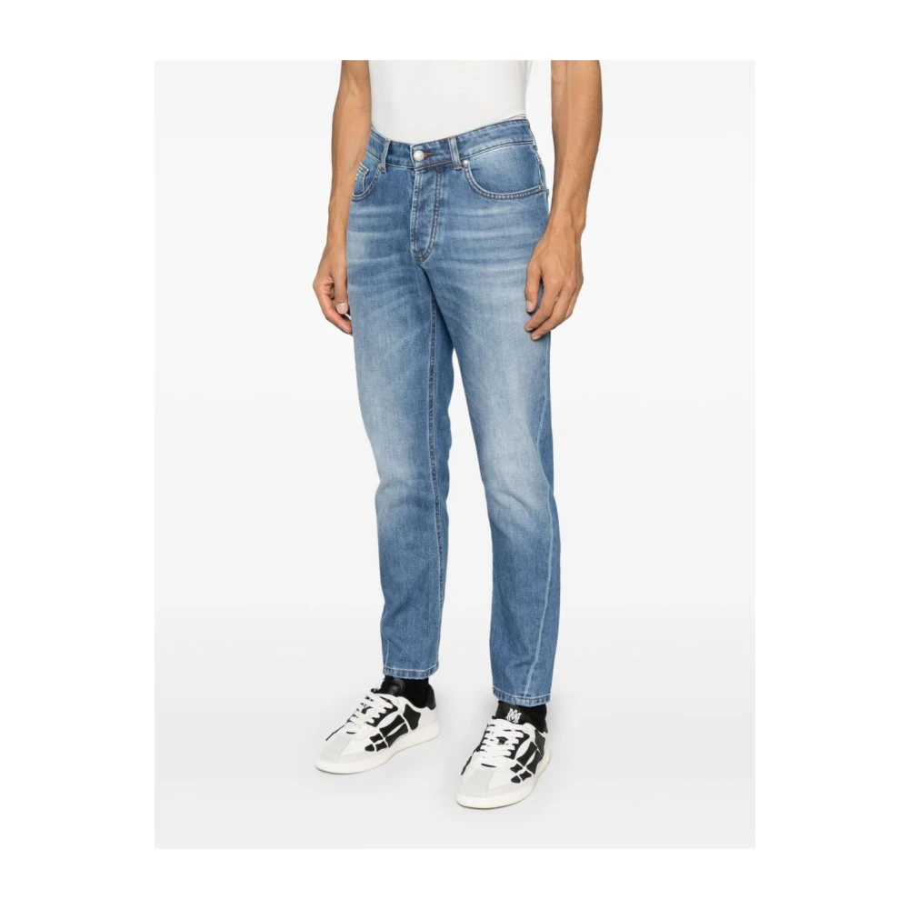 John Richmond Blauwe Jeans voor Mannen Blue Heren