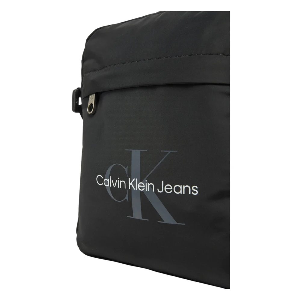 Calvin Klein Jeans Schoudertas met bedrukt patroon Black Heren