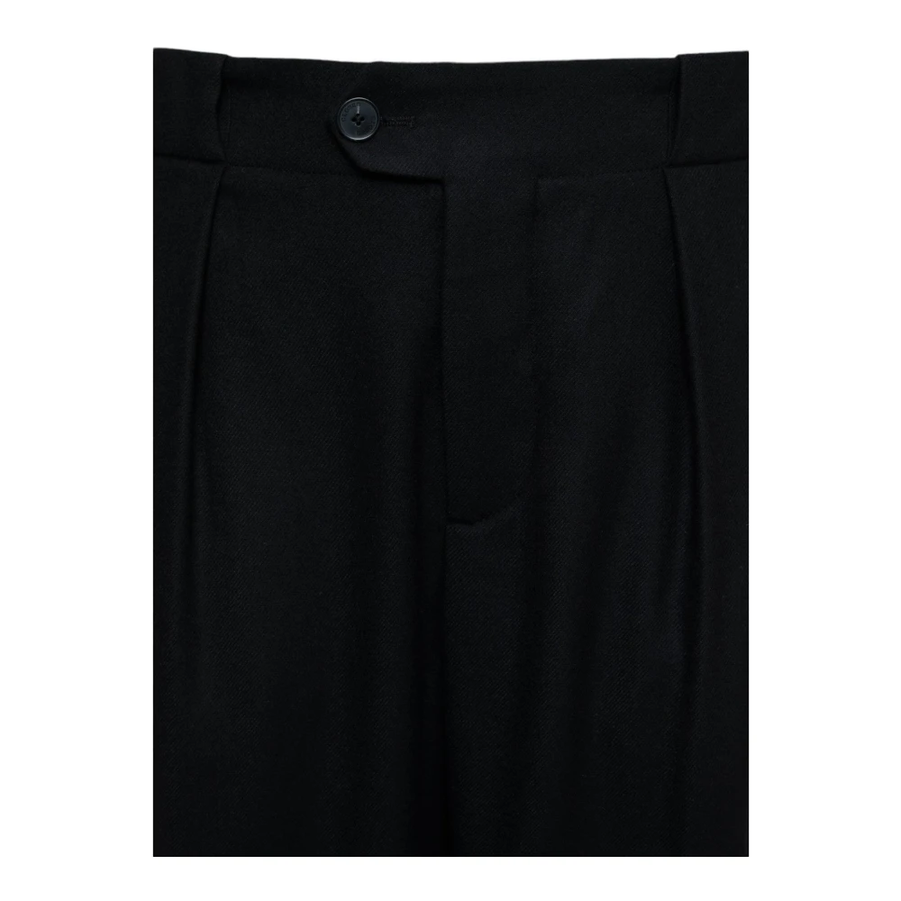 closed Mawson Zwarte Relaxte Twill Broek Black Dames