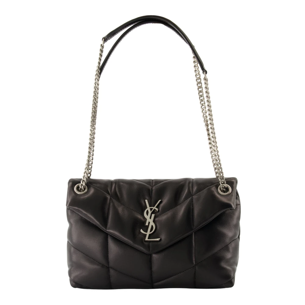 Saint Laurent Women's Black Shoulder Bags, One Size, Puffer Small