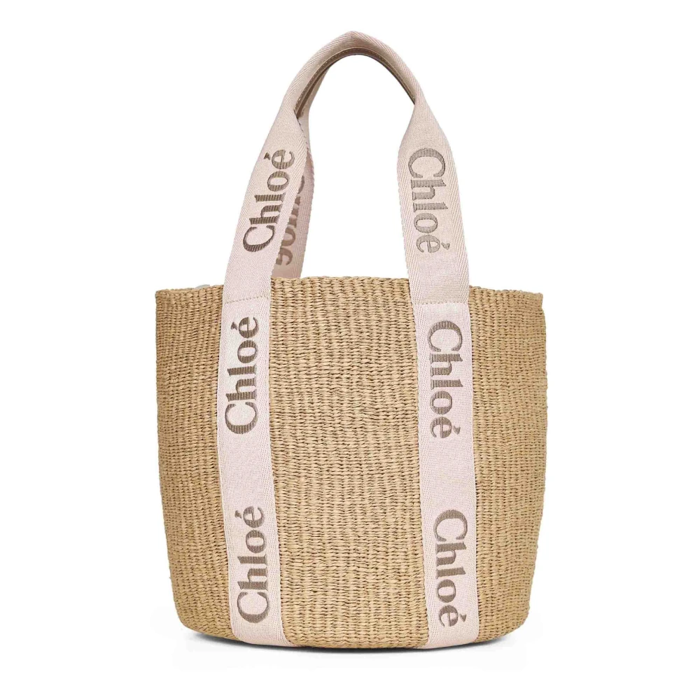 Chloé , Shopping Bags, Female, Beige, One Size, Large Basket