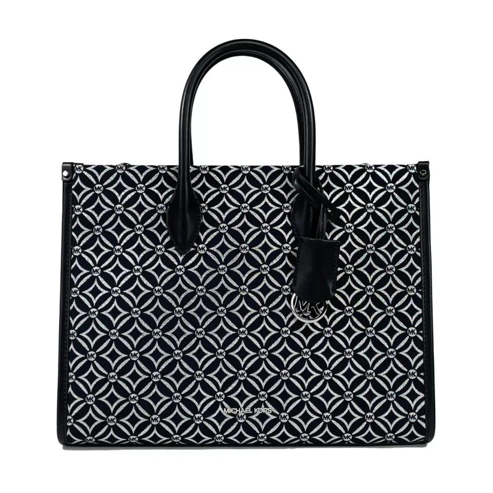Michael Kors Zwarte Crossbody Tote Tas met Rits Black Dames