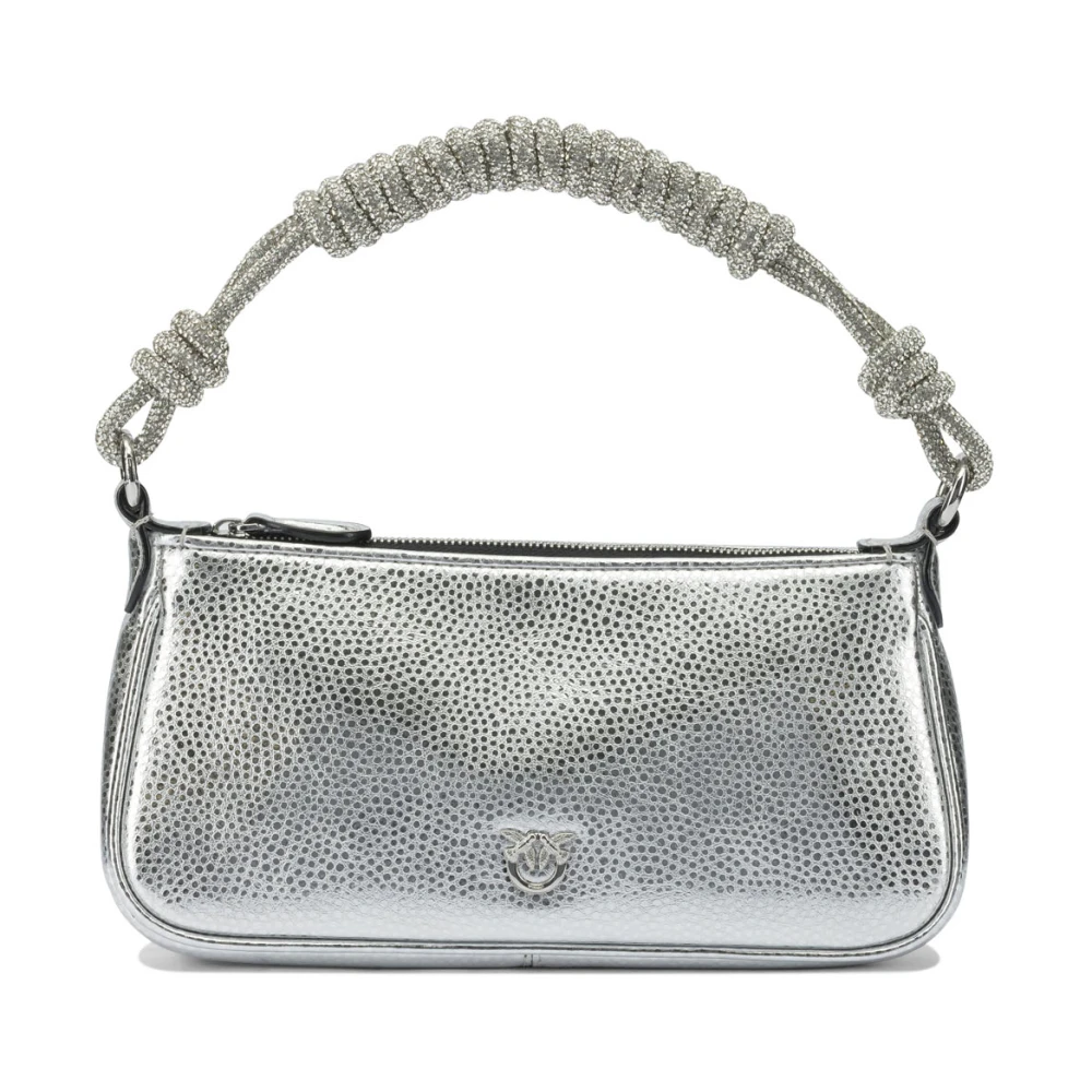 Pinko Women's Gray Mini Half Moon Baguette