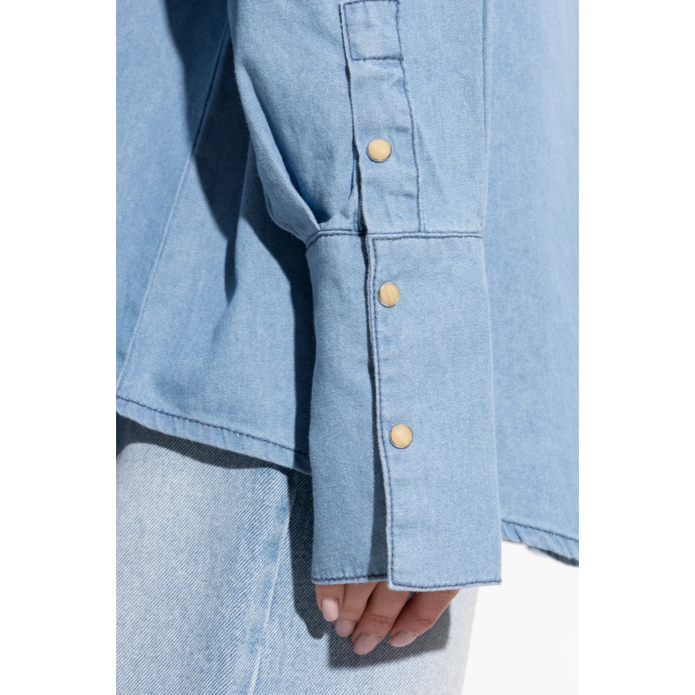 Halfboy Denim overhemd Blue Dames