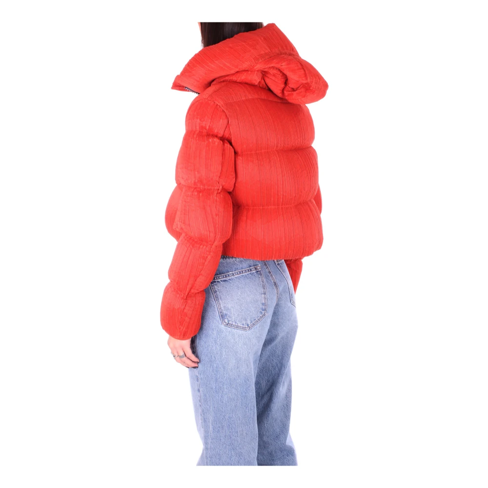 K-way Hoodie met Zijlogo Orange Dames