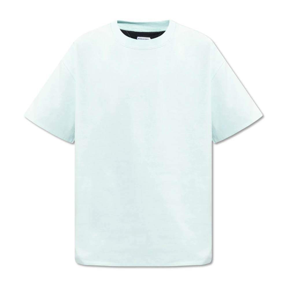 Bottega Veneta Katoenen T-shirt Blue Heren