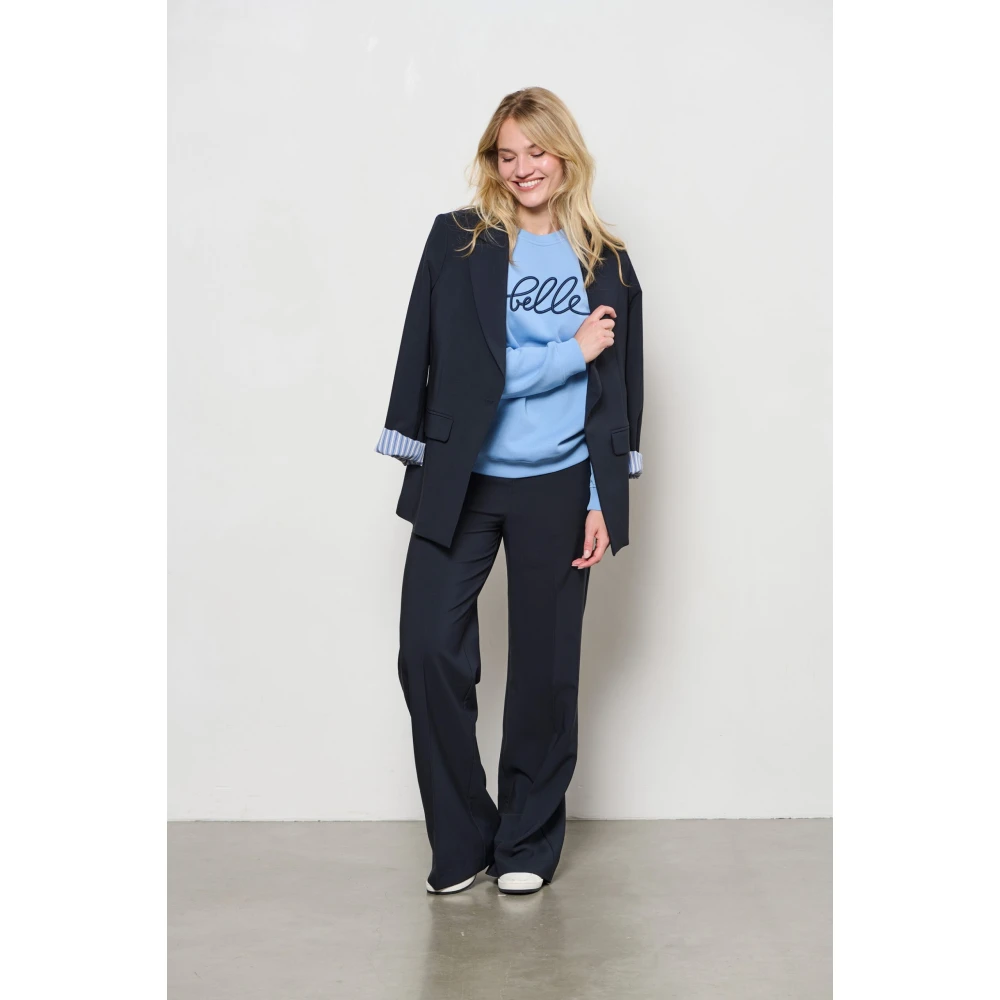 &Co Woman Blazer Heren Bruin Blue Dames