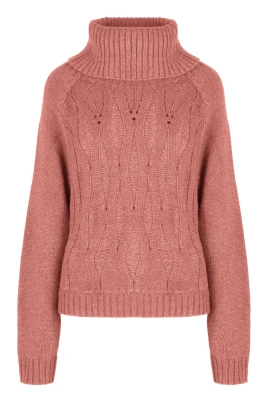 Kort Höghalsad Mjuk Sweater