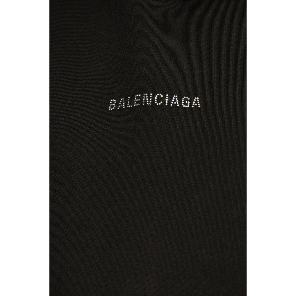 Balenciaga Hoodie Black Dames