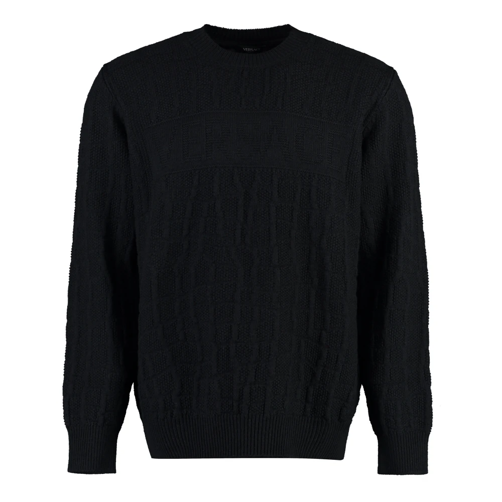 Knitwear > Round-neck Knitwear - - Versace - Modalova