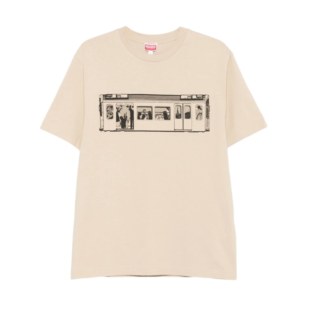 Kenzo - Tops > T-Shirts - Beige - Kenzo - Modalova