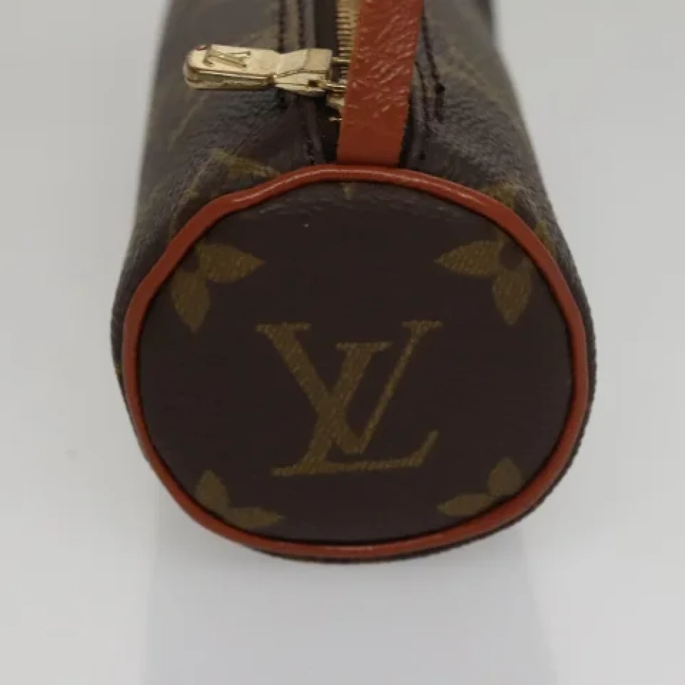 Louis Vuitton Vintage Pre-owned Canvas clutches Brown Dames