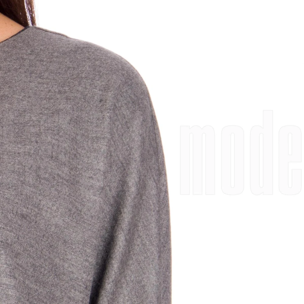 Fabiana Filippi Merinowollen Jurk Gray Dames