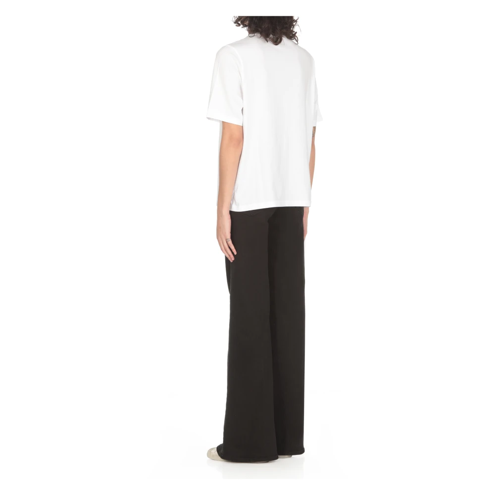 Maison Kitsuné Witte Speedy Fox T-shirt voor vrouwen White Dames