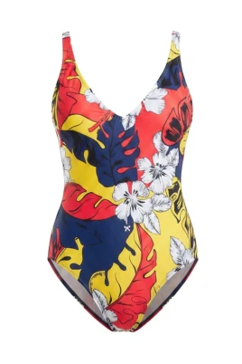 One Piece Floral Swimsuit