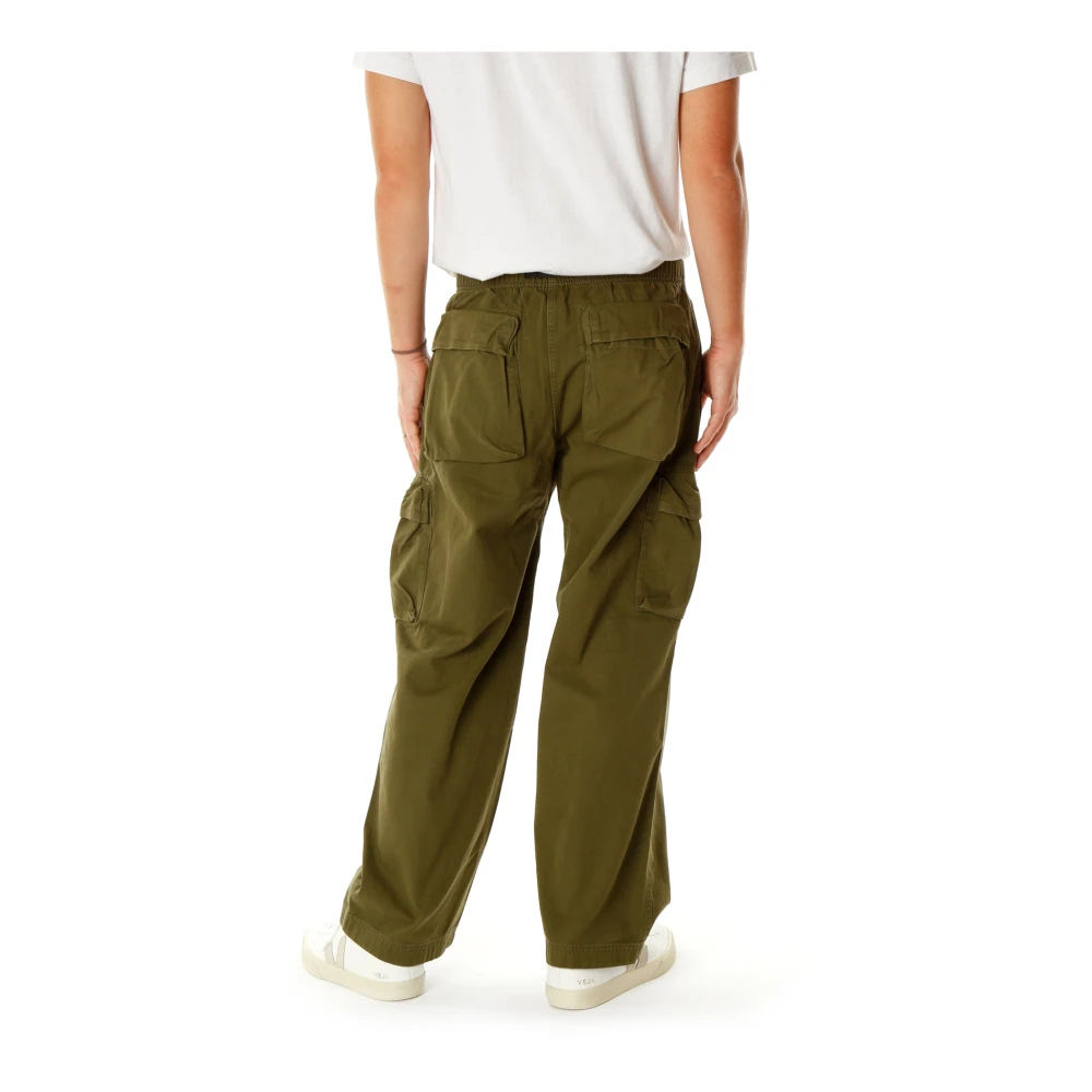 Gramicci Cargo Broek met Elastische Taille Green Heren