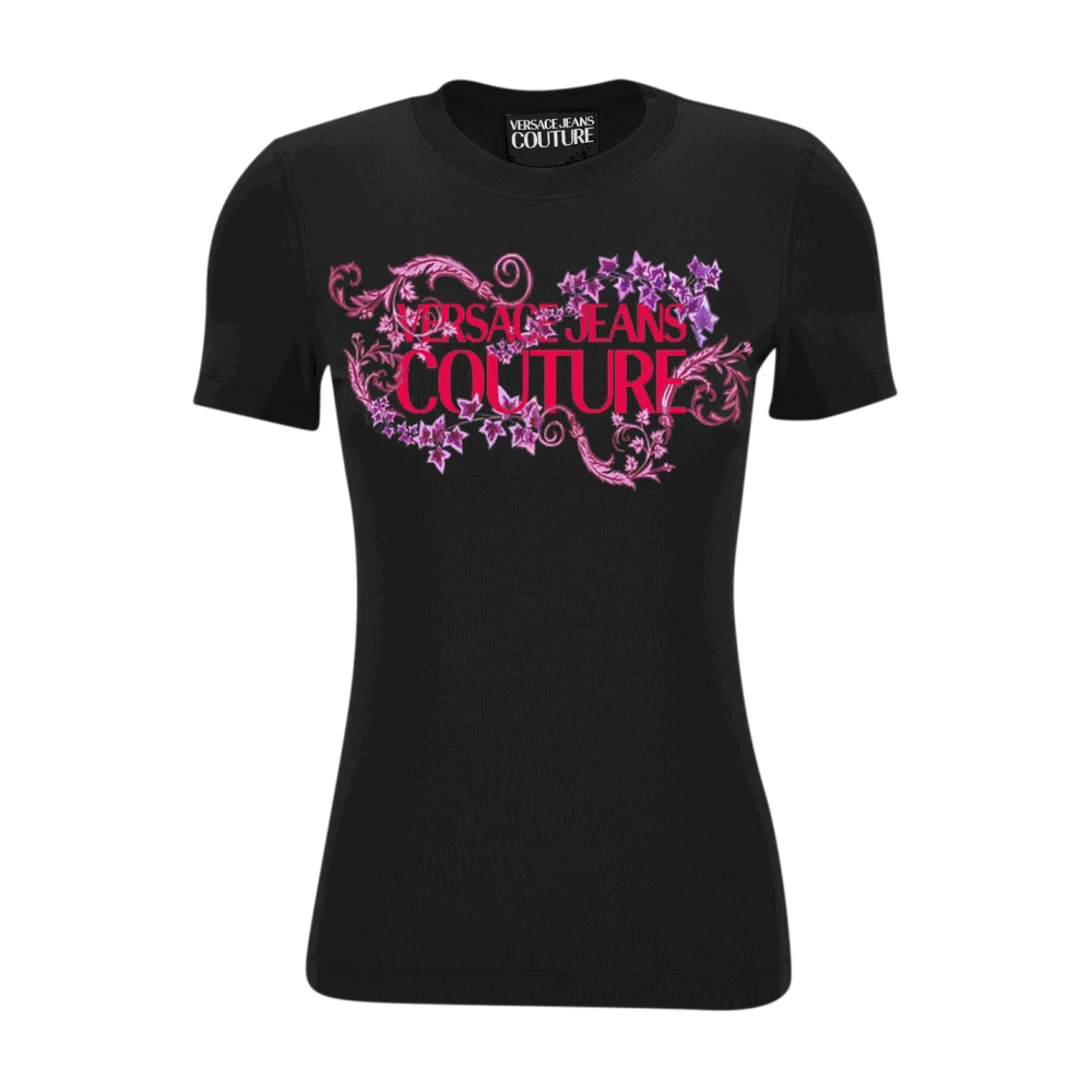 Versace Jeans Couture T-shirts en Polos Black Dames