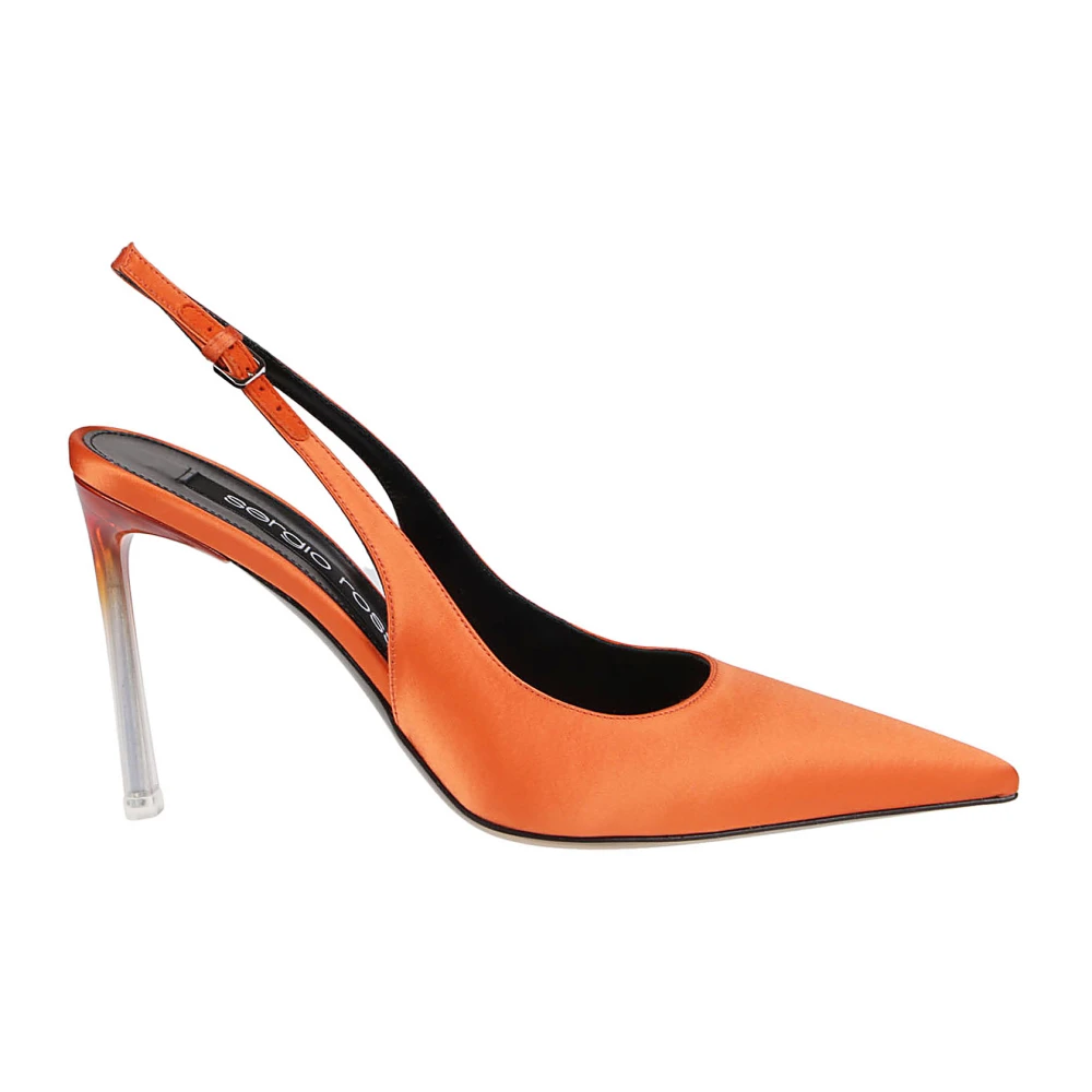 Sergio Rossi Mandarine Slingback Pumps Orange Dames