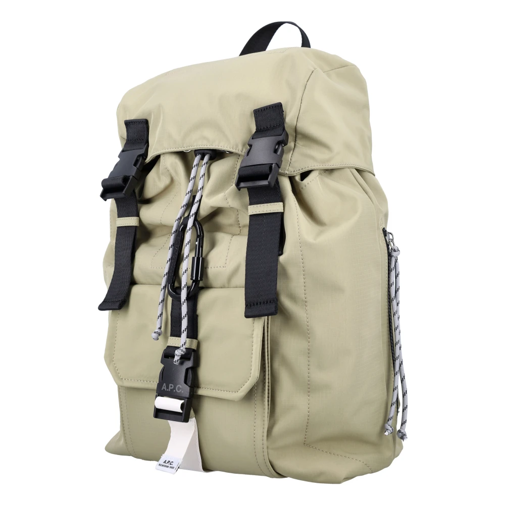 A.p.c. Khaki Trek Rugzak Handtas Beige Heren