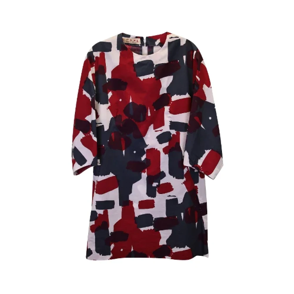 Marni Pre-owned Polyester dresses Multicolor Dames