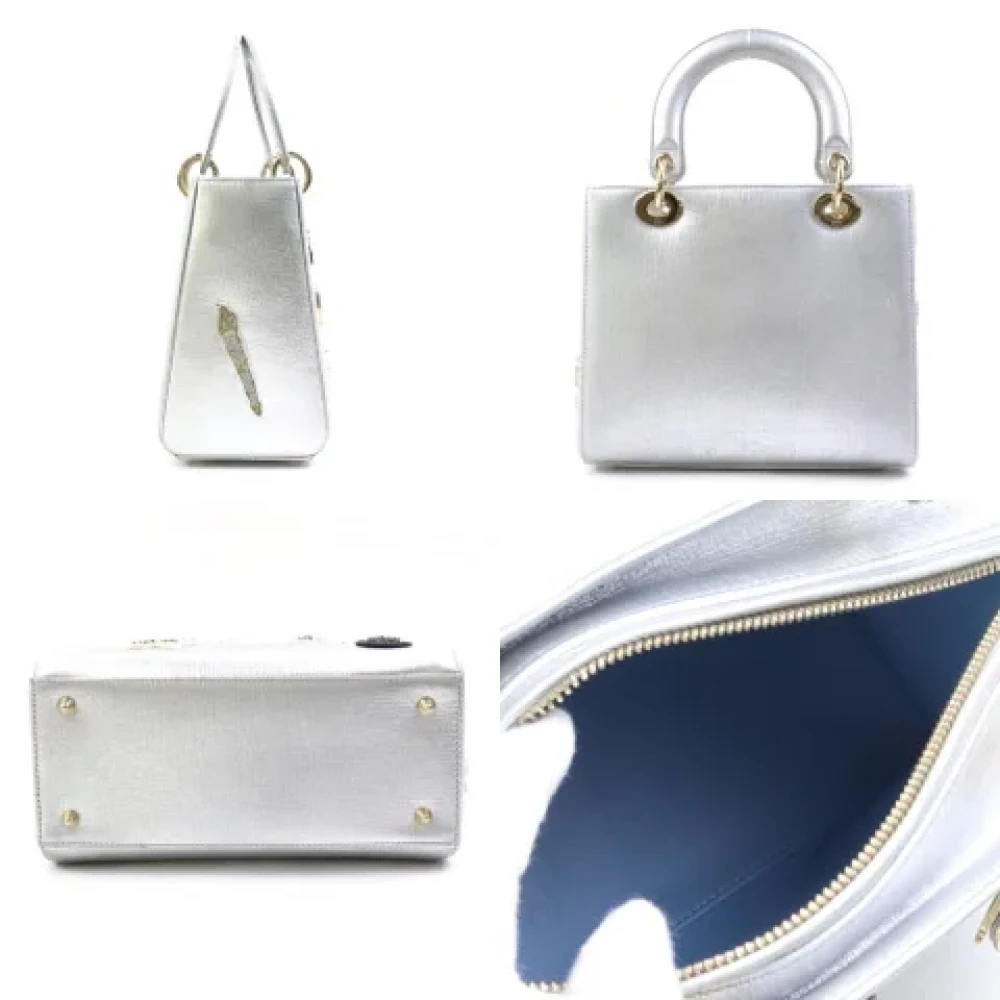 Dior Vintage Pre-owned Fabric dior-bags White Dames