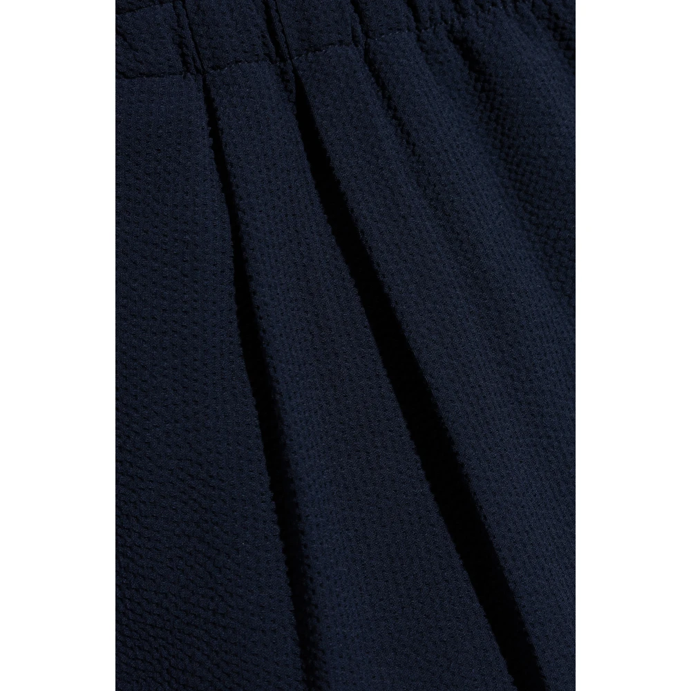 Giorgio Armani Wollen broek Blue Heren