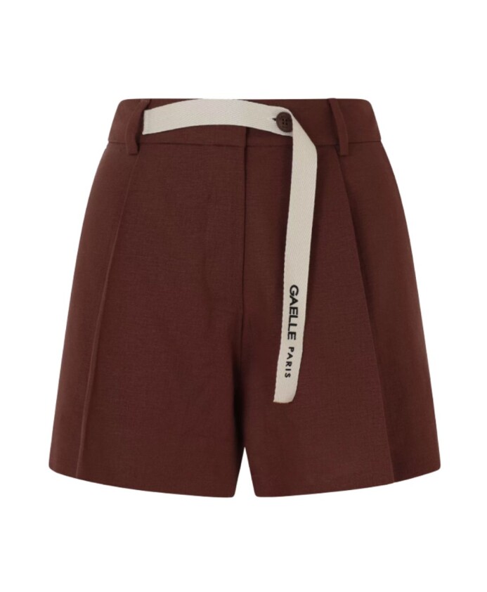 shorts-en-lin-marron-design-elegant-polyvalent
