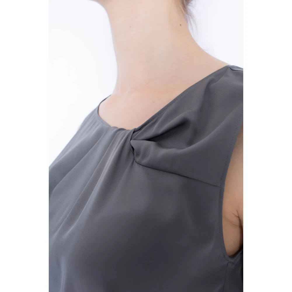Armani Bruine Tanktop Gray Dames