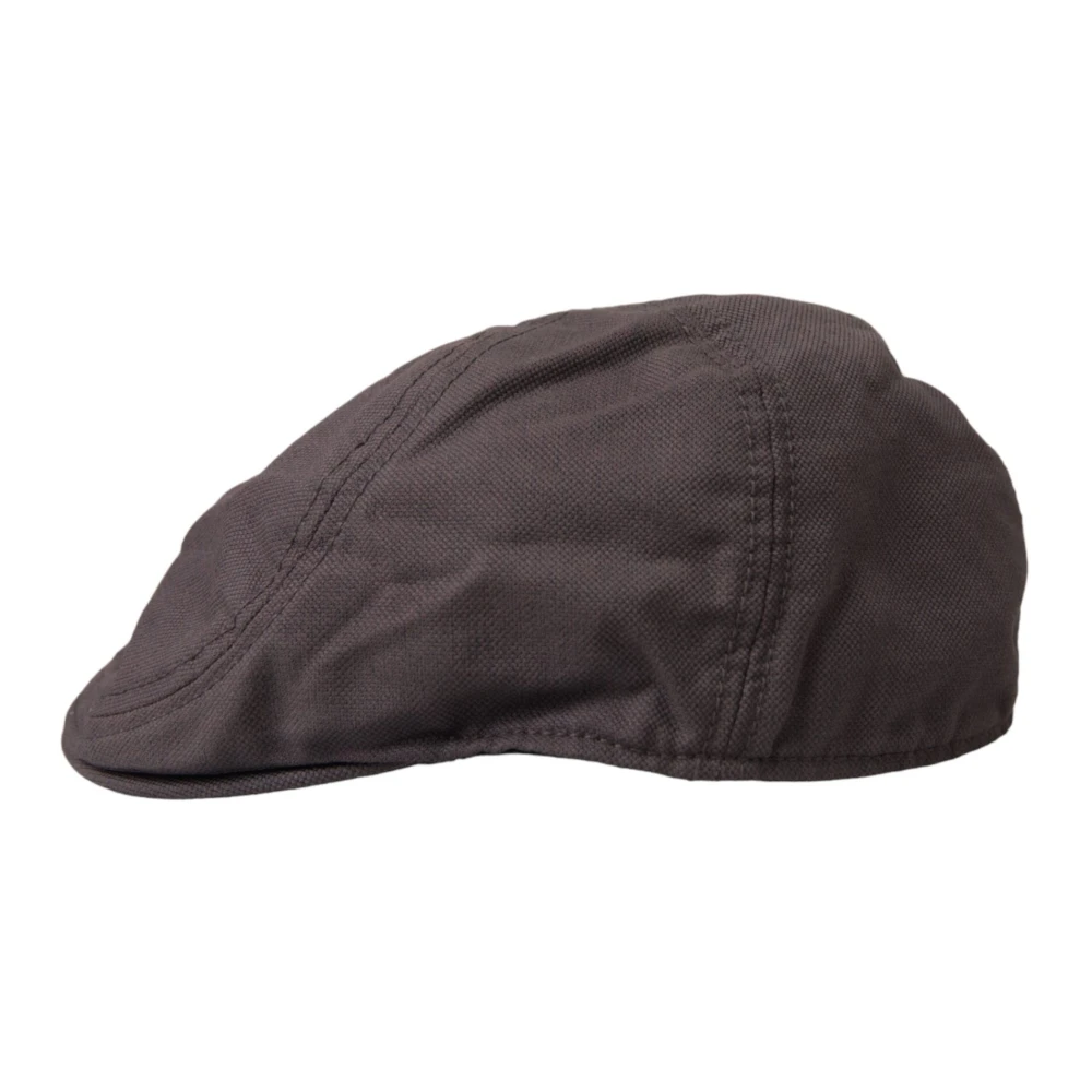 Dolce & Gabbana Bruine Nylon Newsboy Cap Brown Heren