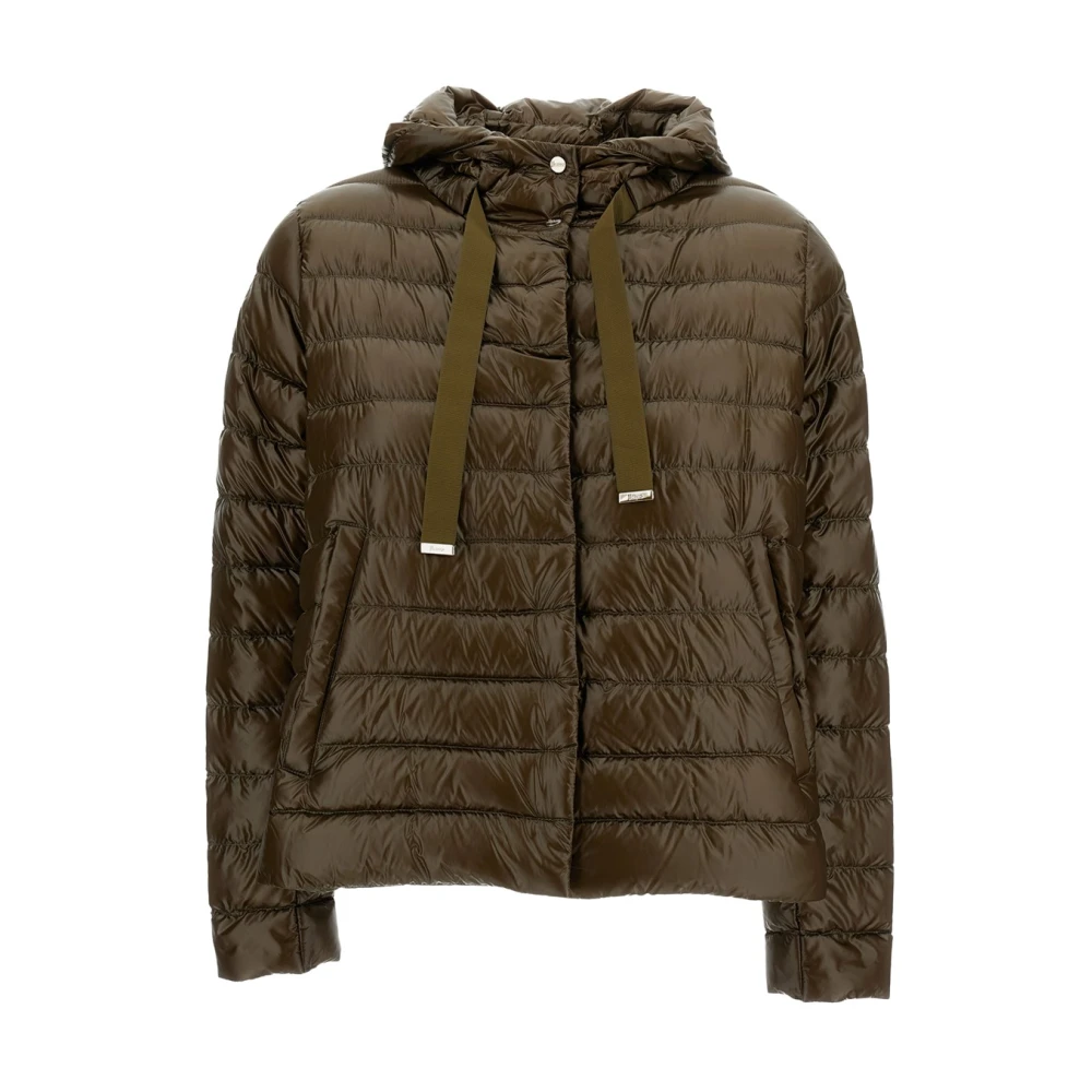 Herno Women's Green Winter Jackets, M, Piumino Leggero