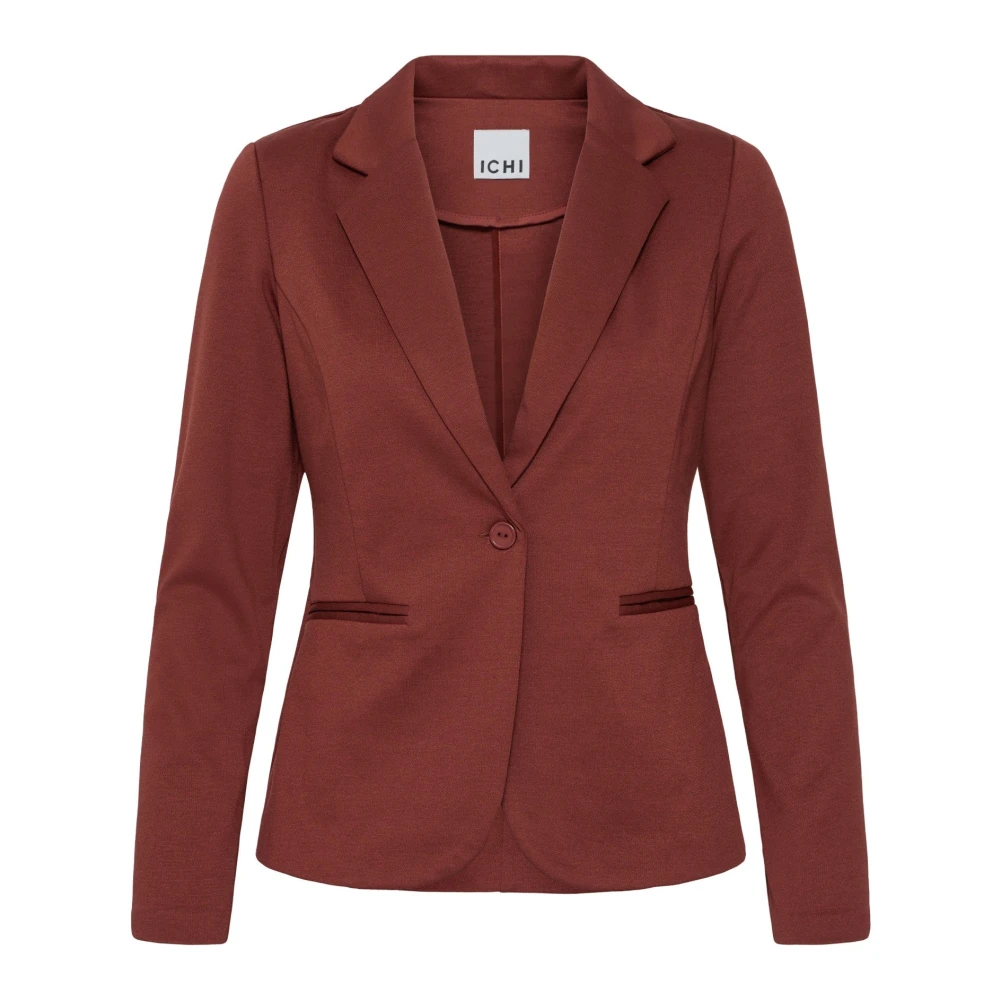 Ichi Damen Kurzblazer Orange Gr. Extra Klein - Bild 3
