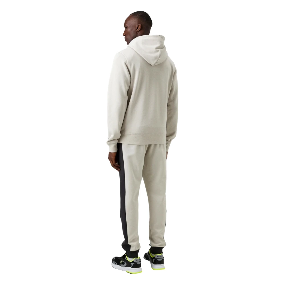 Champion Beige Hoodie met rits White Heren
