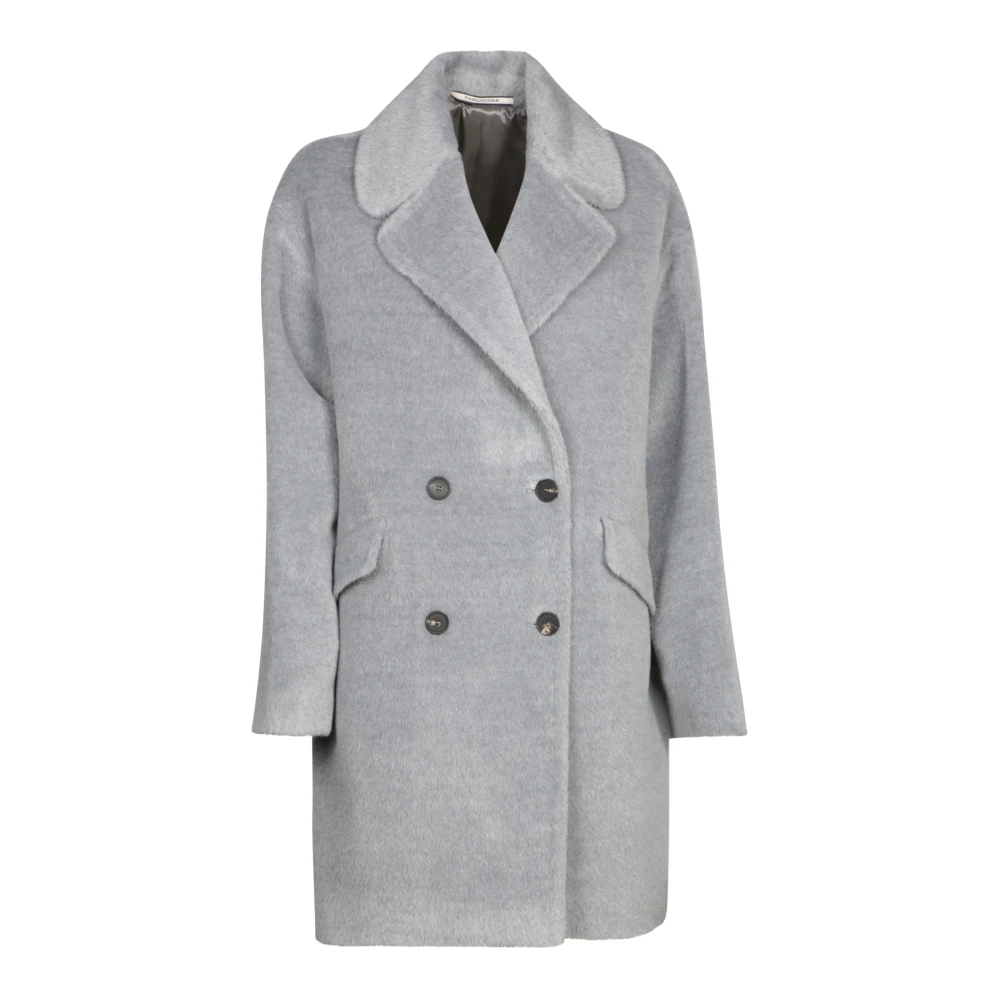 Tagliatore Dameskleding Jassen Grijs Aw24 Gray Dames