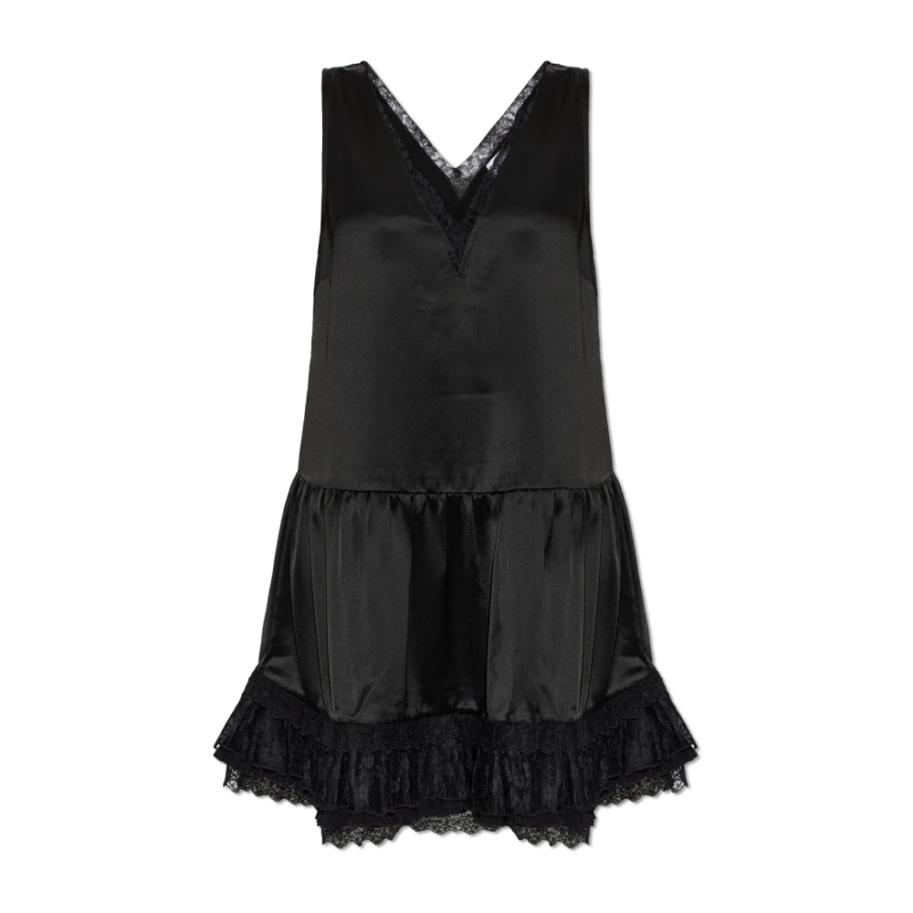 Ganni Donna Nero Abiti, L, New,