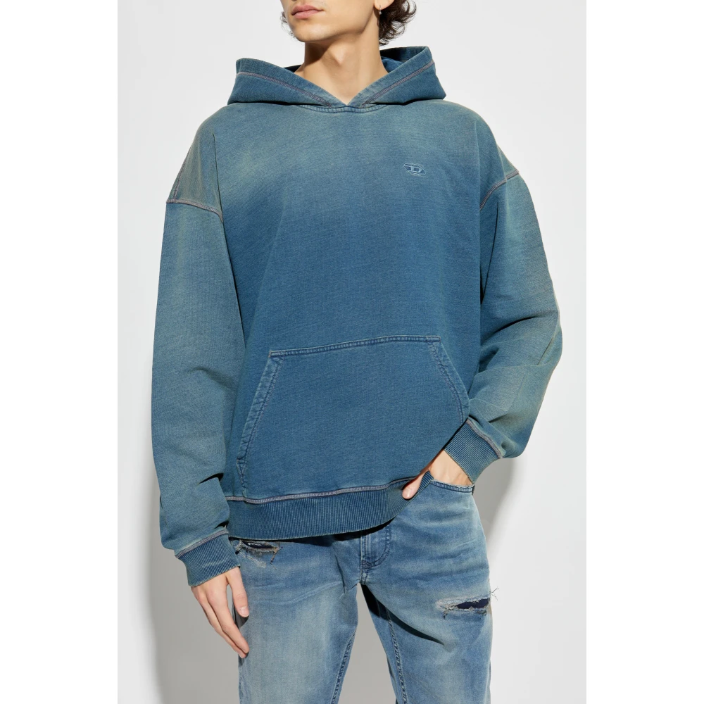 Diesel Sweatshirt S-Boxt-Hood-R6 Blue Heren