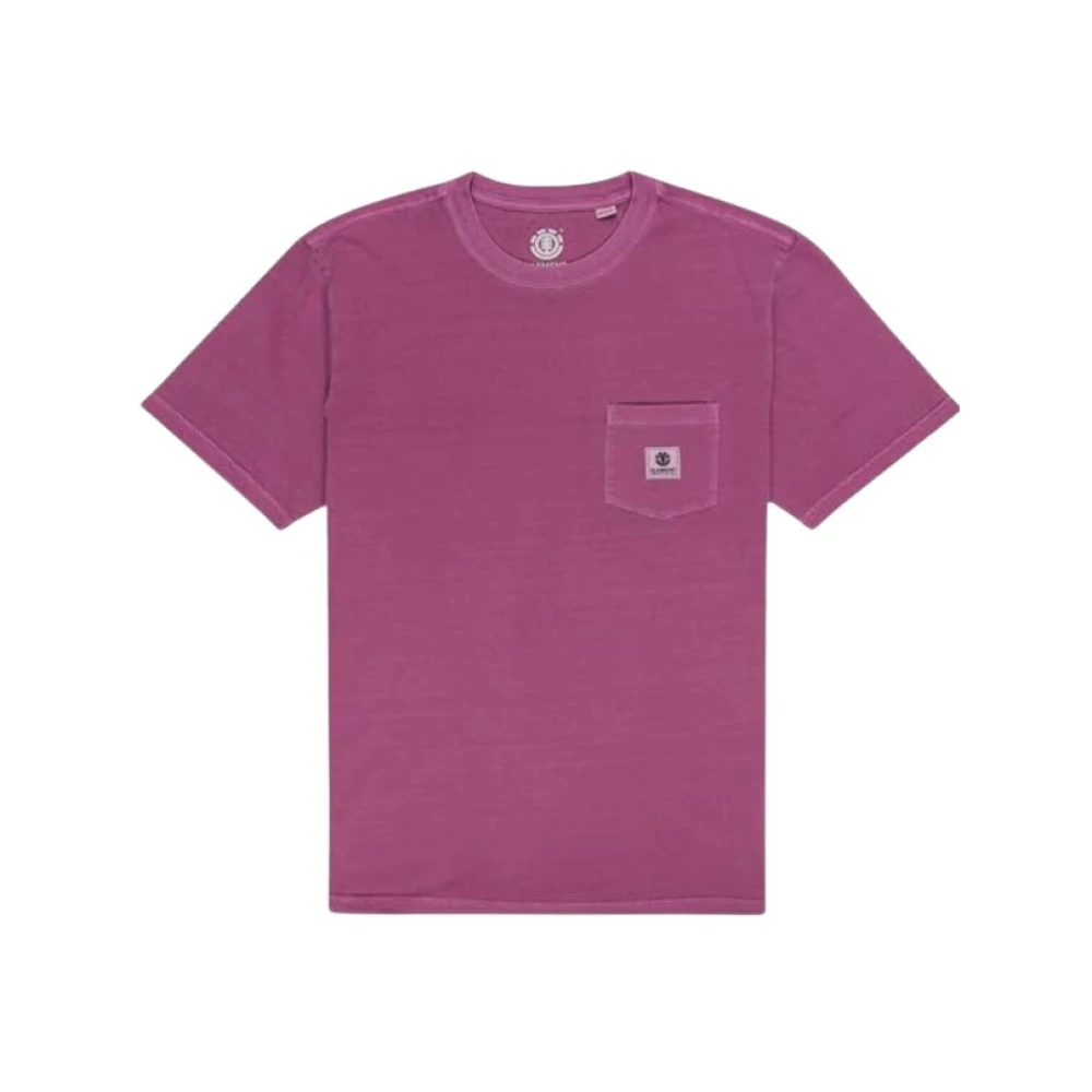 Element Basic Pocket Pigment T-shirts en Polo's Pink Heren