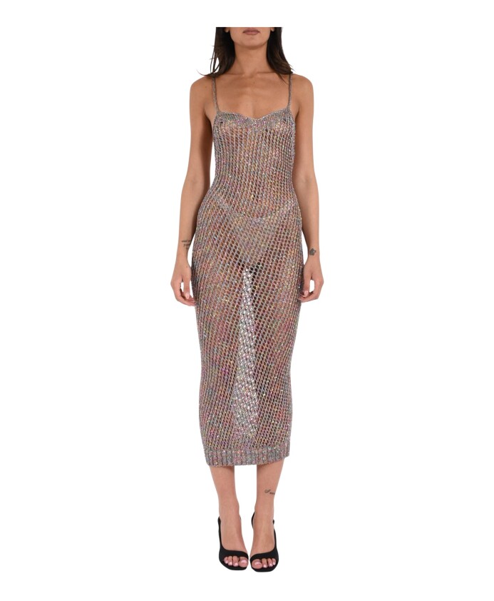 robe-longue-en-maille-a-paillettes