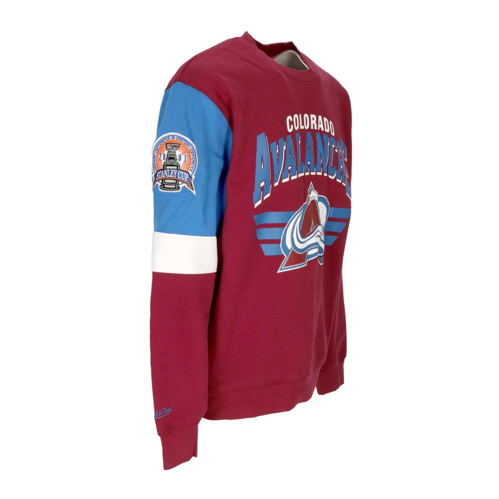 Mitchell & Ness NHL Crewneck Sweatshirt Colorado Avalanche Celebration Brown Heren